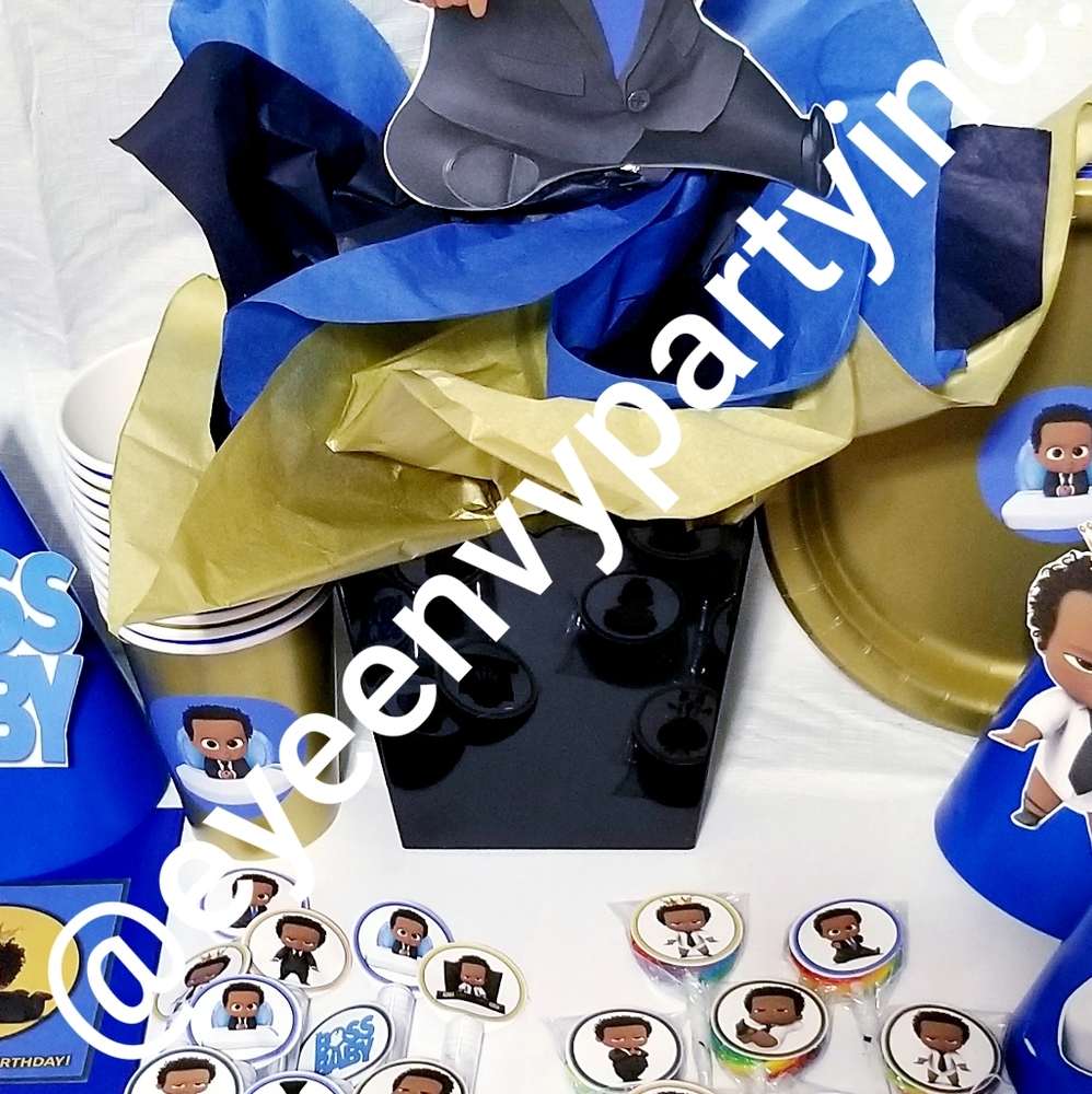 Black Boss Baby Party Package